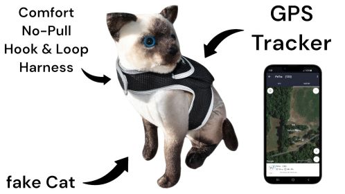 Portable Pocket GPS Pet Mobile Locator Waterproof Rechargeable Tracker Size:M